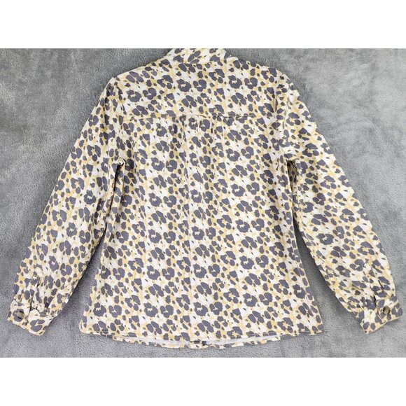 Cabi Shirt Jacket Womens Small Leopard Print Casual Button Up Long Sleeve - Picture 2 of 11